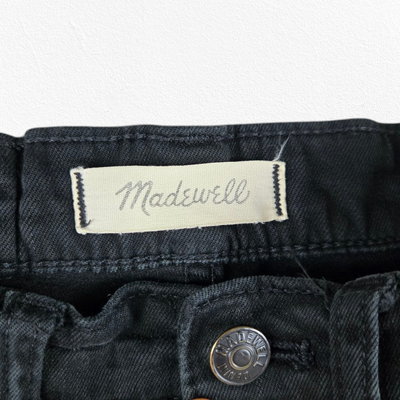 Madewell Black 10" High-Rise Sleek Stretch Classic Skinny Leg Jeans Size 24 - Picture 4 of 10